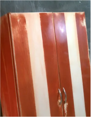 Funky Painted Metal Cabinet Inspiration