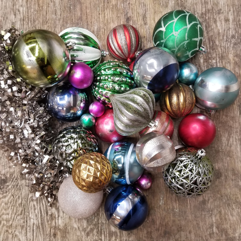 Distress and age cheap plastic ornaments to look like vintage collectibles by Aaron Christensen
