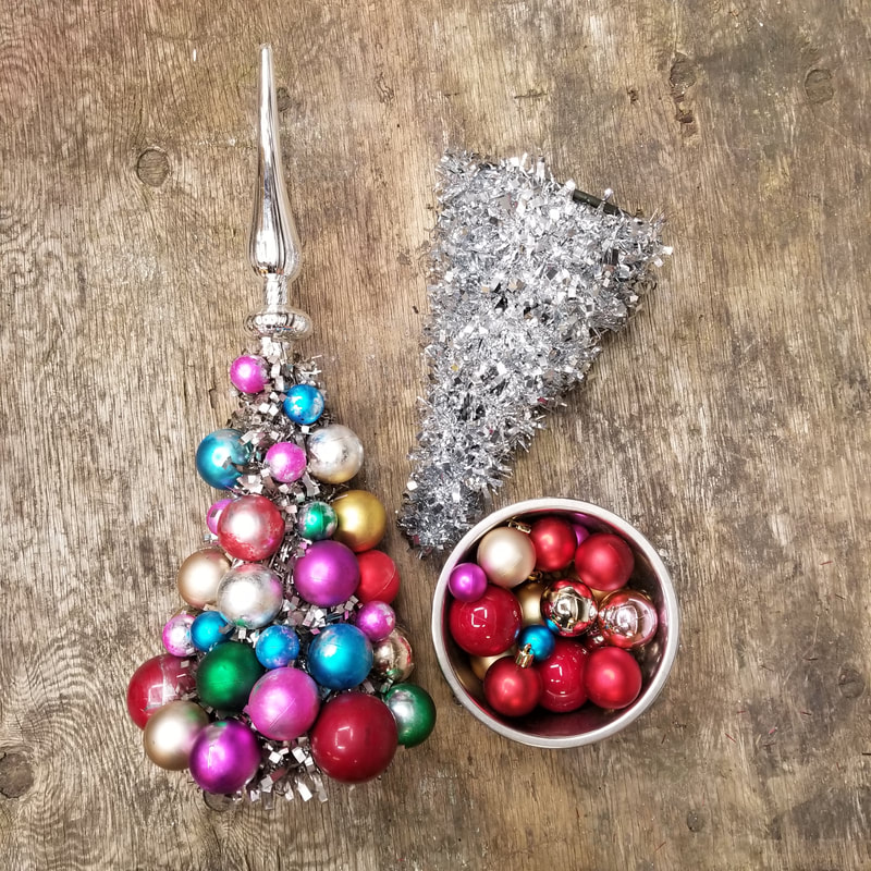 tree adorned with altered 