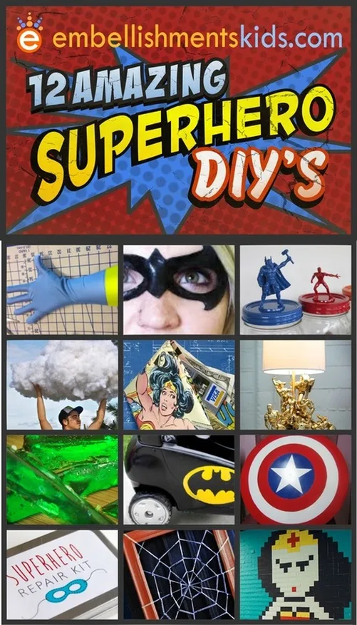 12 Superhero DIY decor party and gift ideas