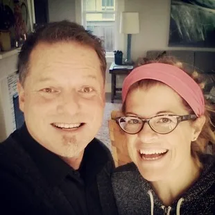 Artist Michelle Dornacher-Allen meet up with Aaron Christensen