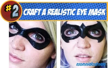 Superhero Latex Eye Mask Make up