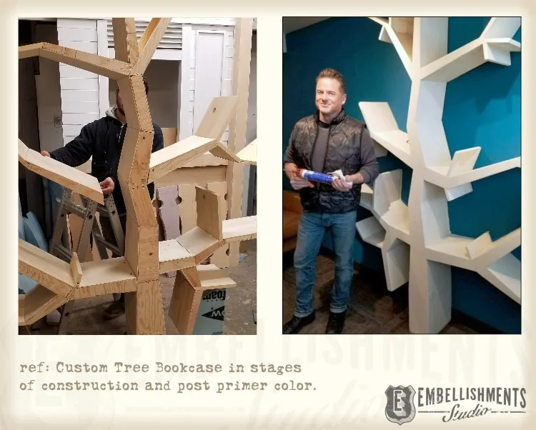 Tree Shaped Tree Bookcase / Bookshelf Idea by Aaron Christensen, Kids space designer.