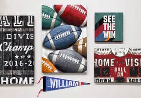 Sports Wall Art by Embellishmentsstudio.com