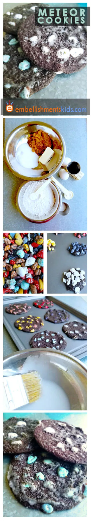 Solar System Space Party recipe for Meteor Cookies