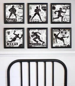 Framed Sports Wall Art 