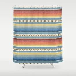 Southwest Shower Curtain Roam Wild and Free