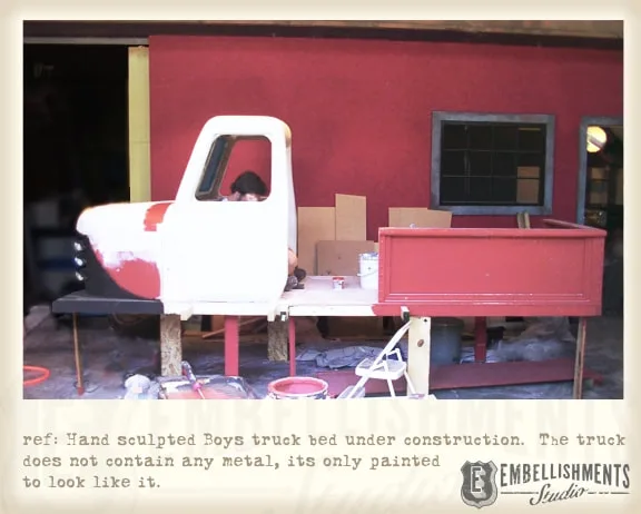 Building a Boys Room Truck Bed