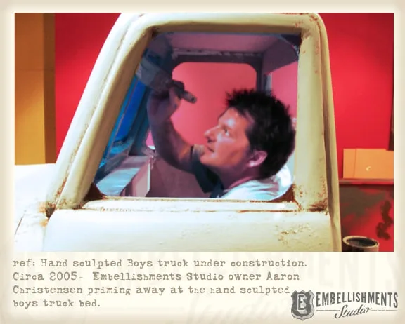 No Ordinary DIY or Maker Project.  Embellishments Studio Creates A Boys Bedroom Truck Bed.